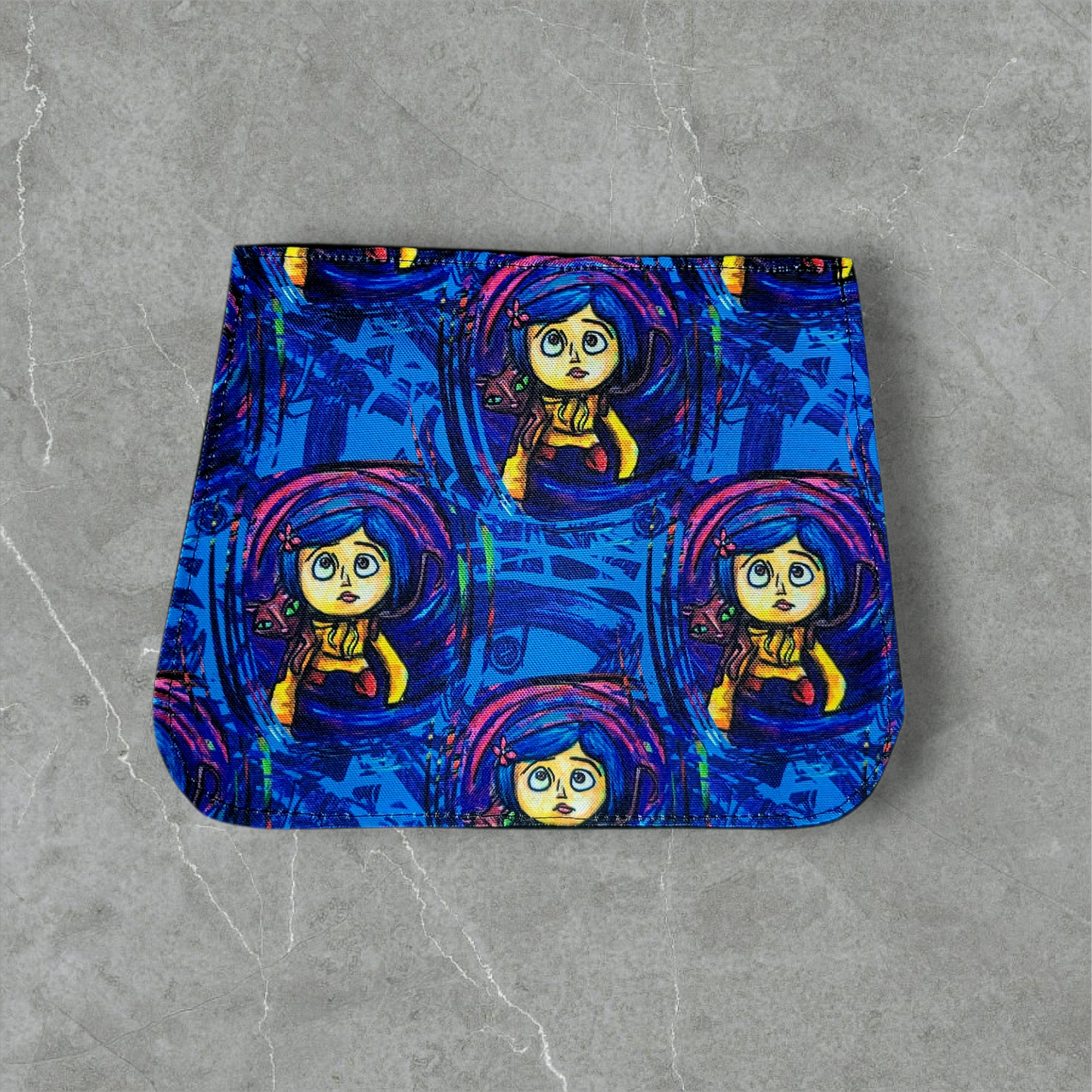 Rabat - Coraline Bleu - Illustrations de GenRoots.Art