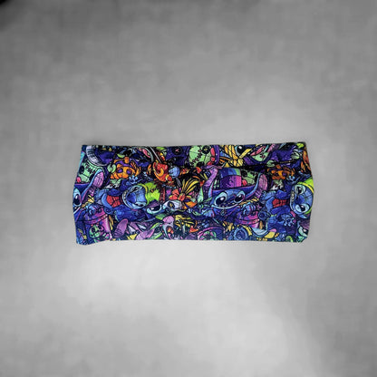 Bandeau twist - Monstre Bleu Halloween - Enfant