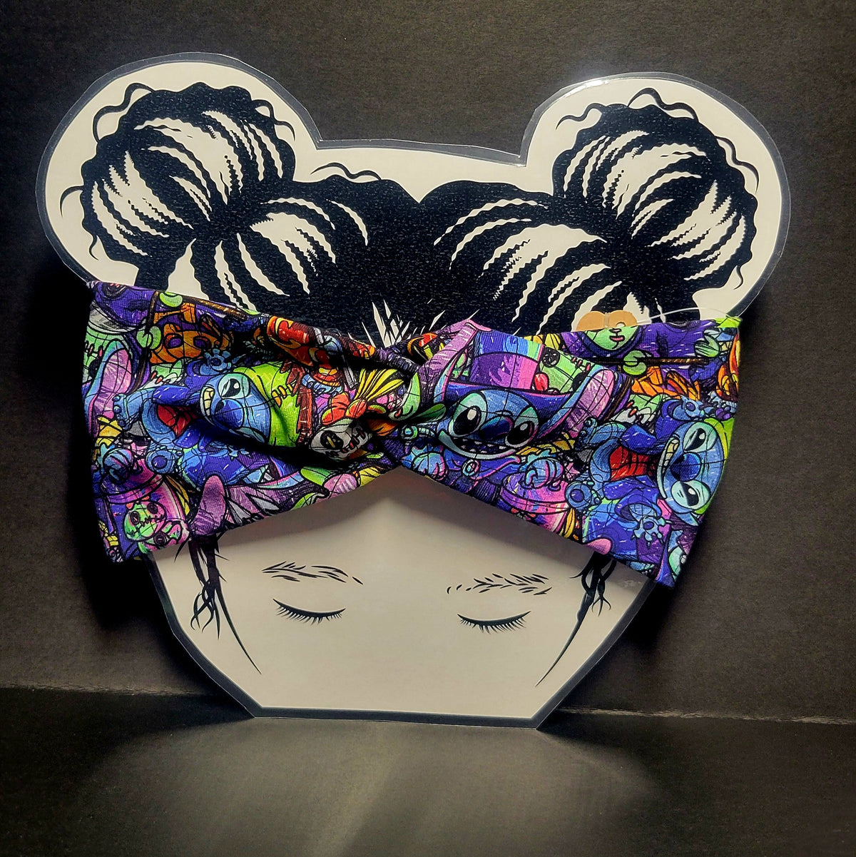 Bandeau twist - Monstre Bleu Halloween - Enfant