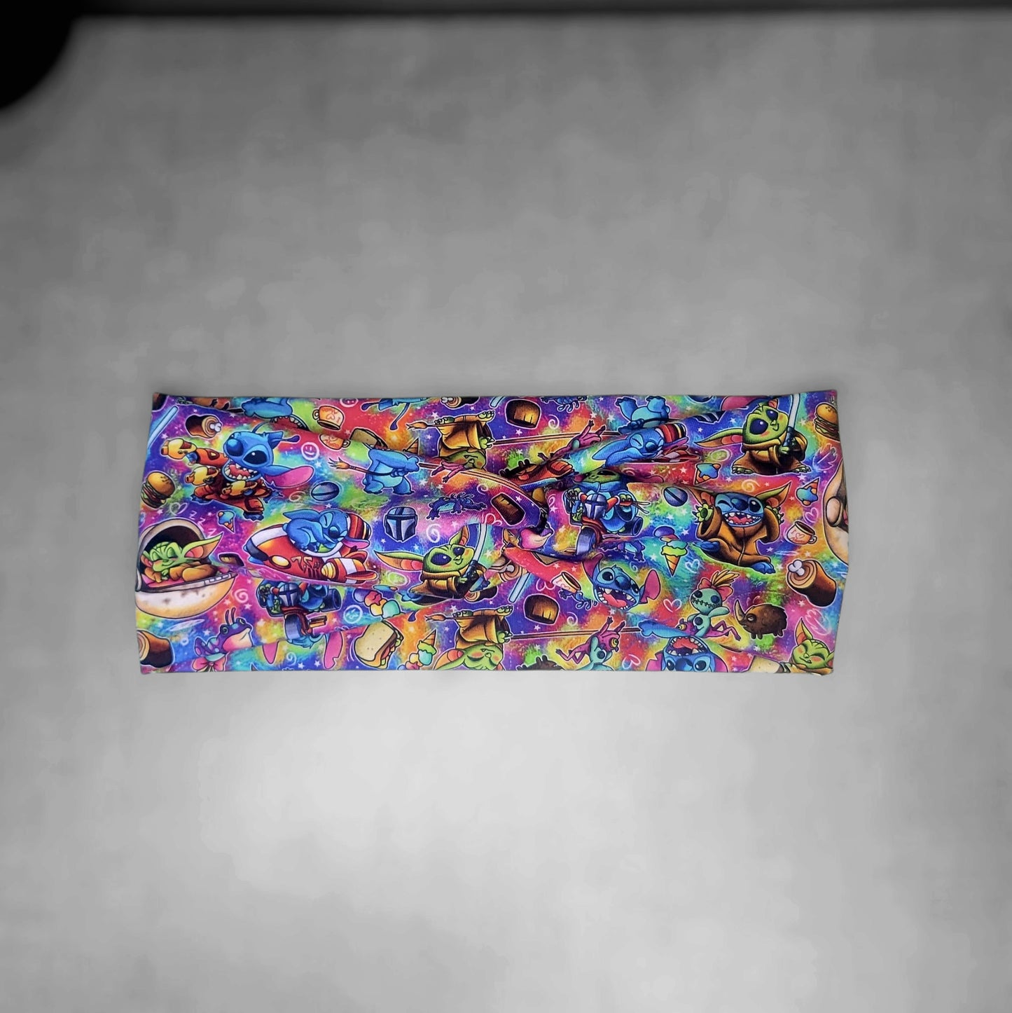 Bandeau twist - Monstre Bleu Rosé-Mauve - Adulte