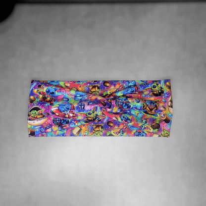 Bandeau twist - Monstre Bleu Rosé-Mauve - Adulte