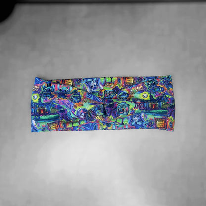 Bandeau twist - Monstre Bleu Sweet Tomb - Adulte