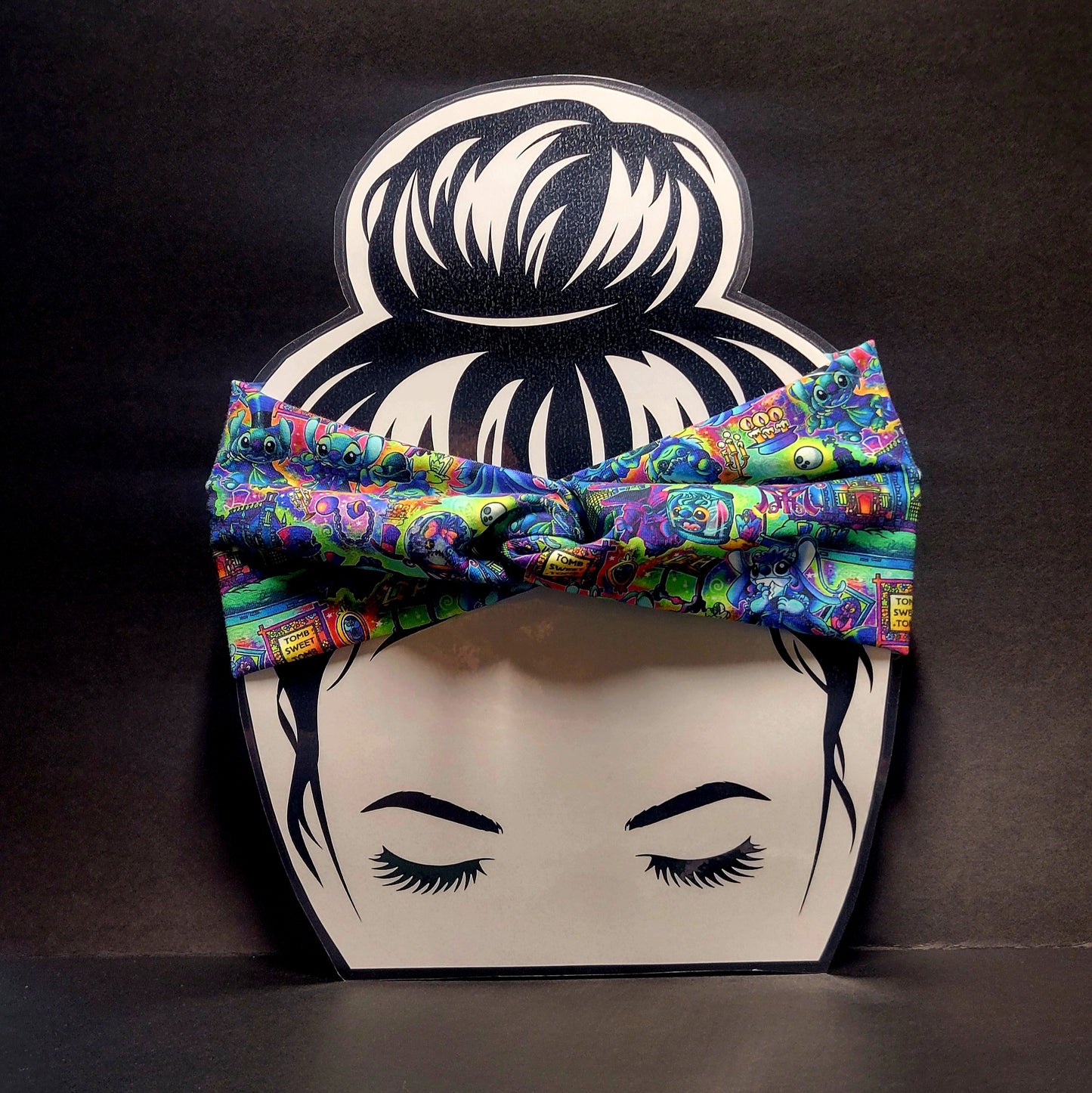 Bandeau twist - Monstre Bleu Sweet Tomb - Adulte